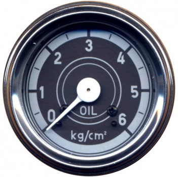 Öldruckmanometer, 0-6 bar, Einbaumaß 52,0 mm Ø
